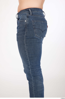 Serban blue jeans buttock casual dressed thigh 0001.jpg